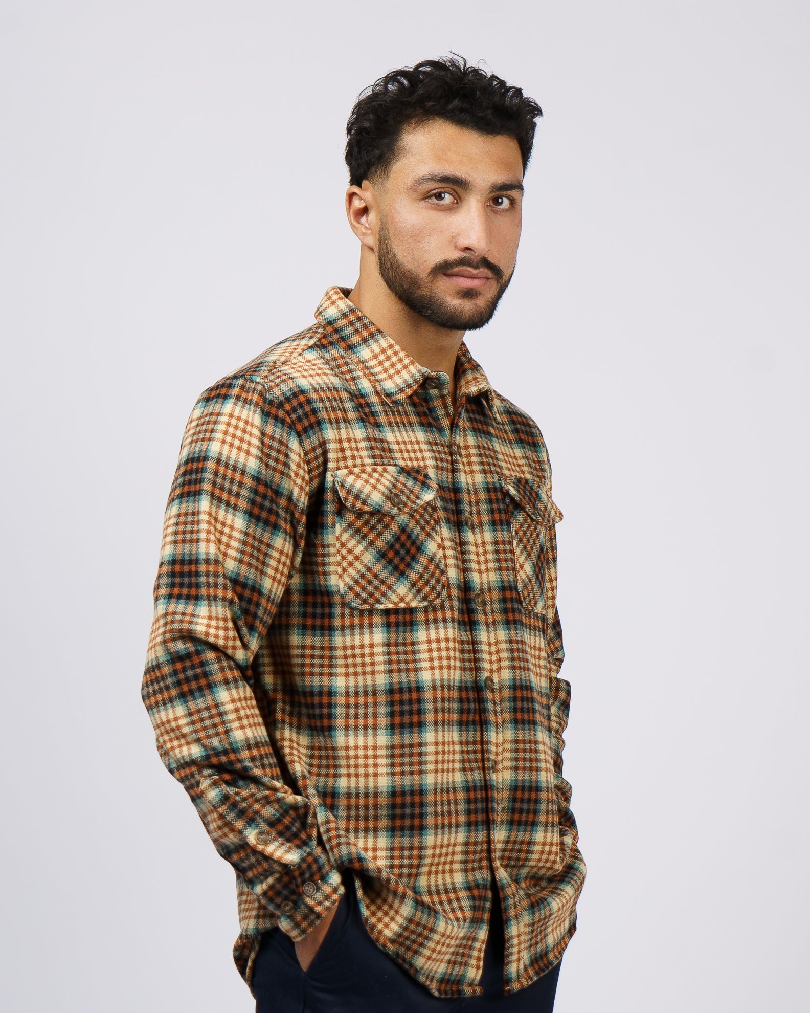 Nola L/S Flannel Jacket