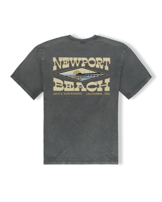 North Side Diamond S/S T-Shirt - Black Mineral