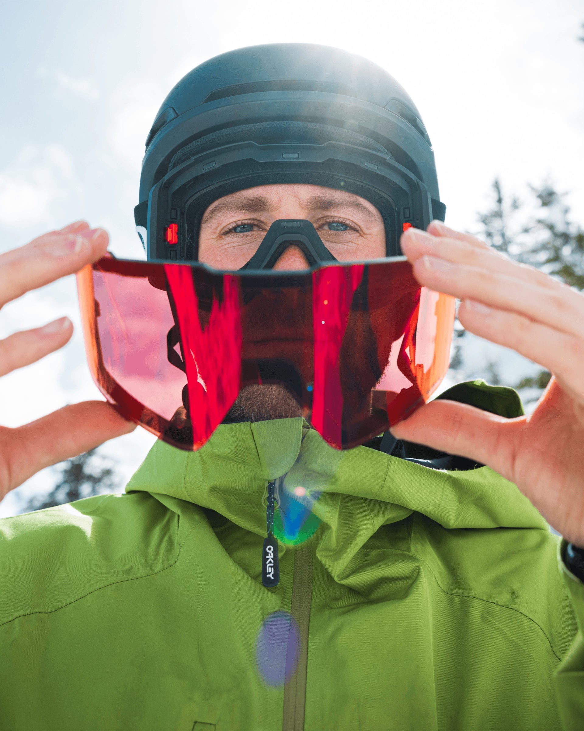 Oakley Line Miner Pro L Snow Goggles - Prizm Snow Argon Iridium Lenses/Matte Black Strap (Large)