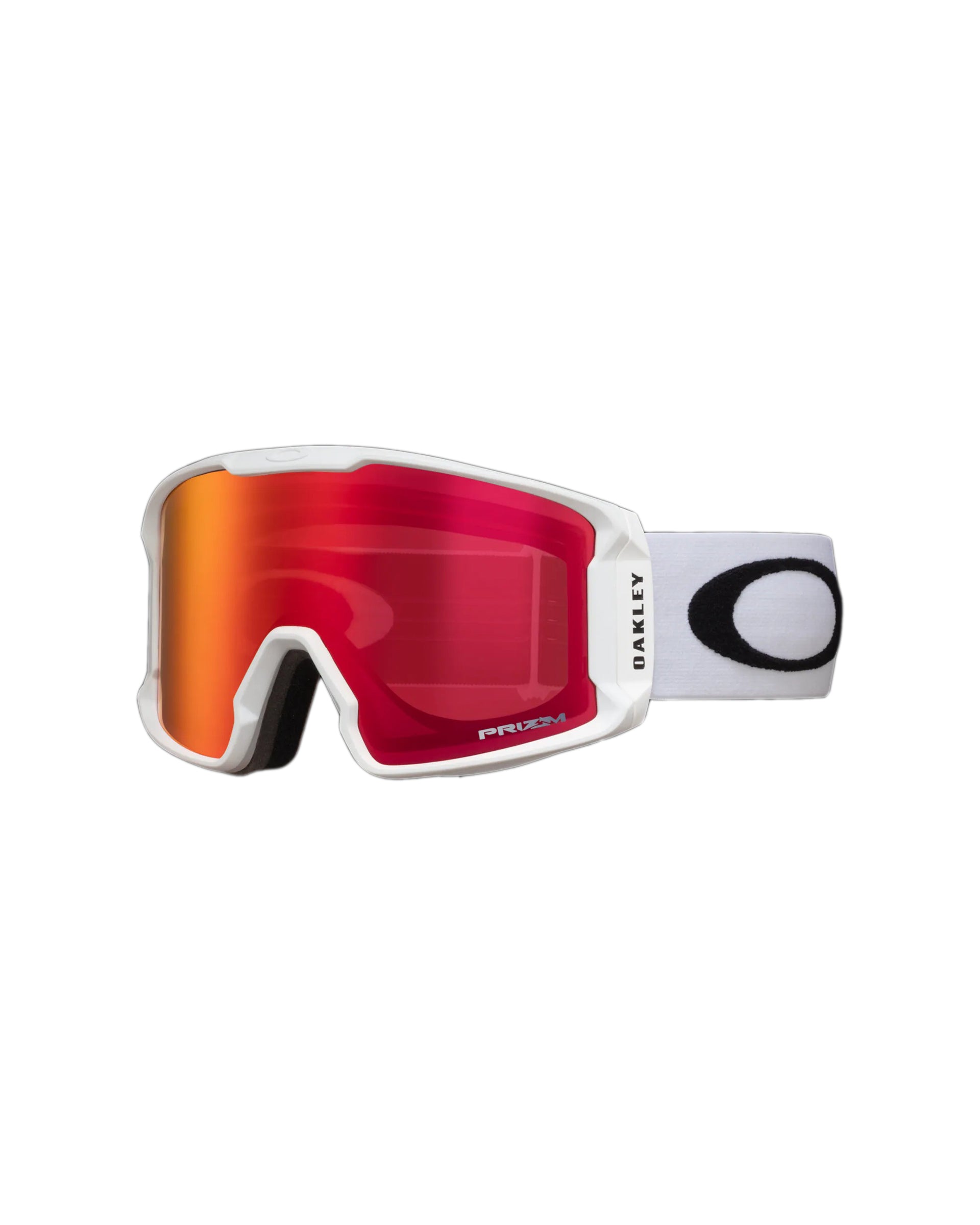 Oakley Line Miner™ L Snow Goggles - Prizm Snow Torch Iridium Lenses/Matte White Strap (Large)