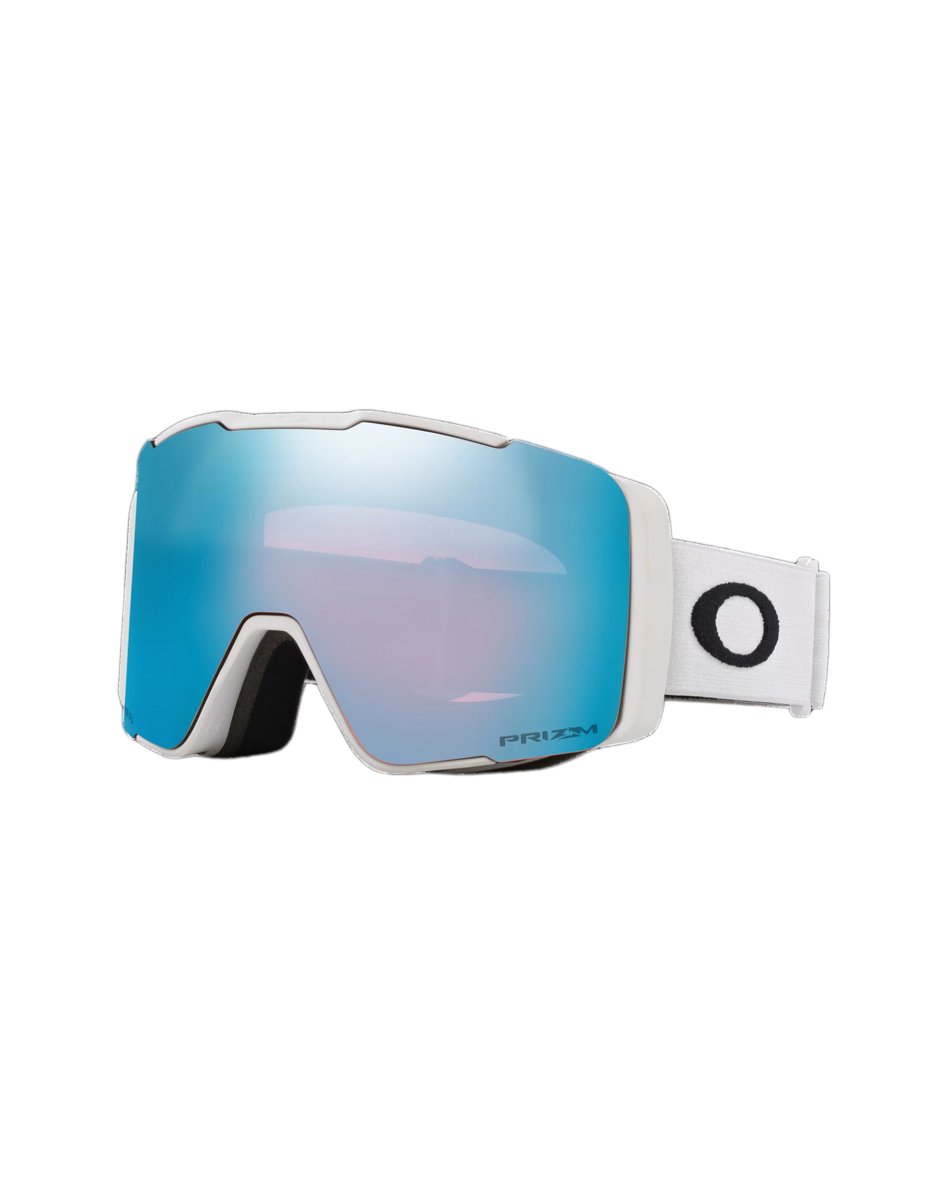 Oakley Line Miner Pro L Snow Goggles - Prizm Snow Sapphire Iridium Lenses/Matte White Strap
