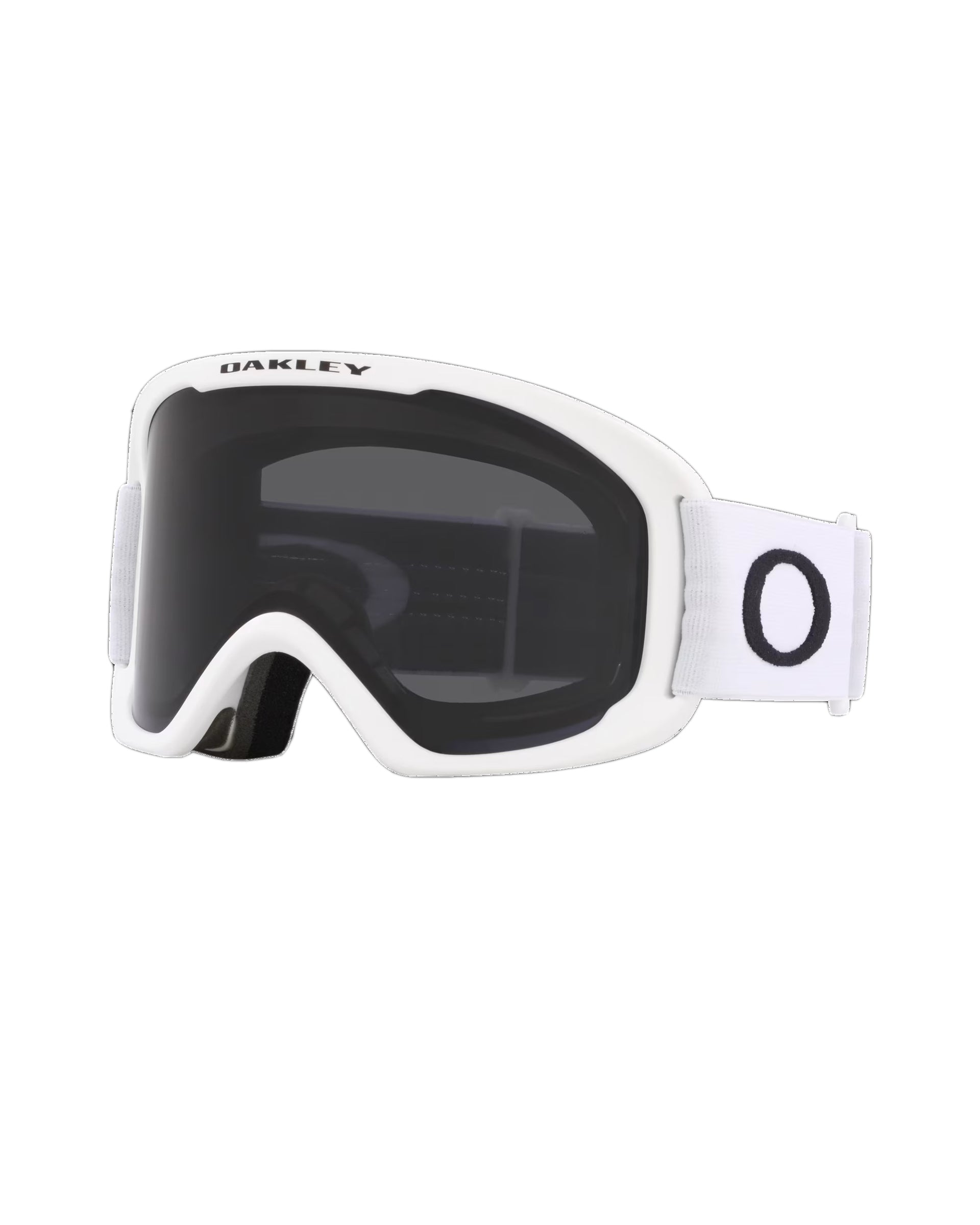 Oakley O-Frame 2.0 Pro L Snow Goggles - Dark Grey Lenses/Matte White Strap (Large)