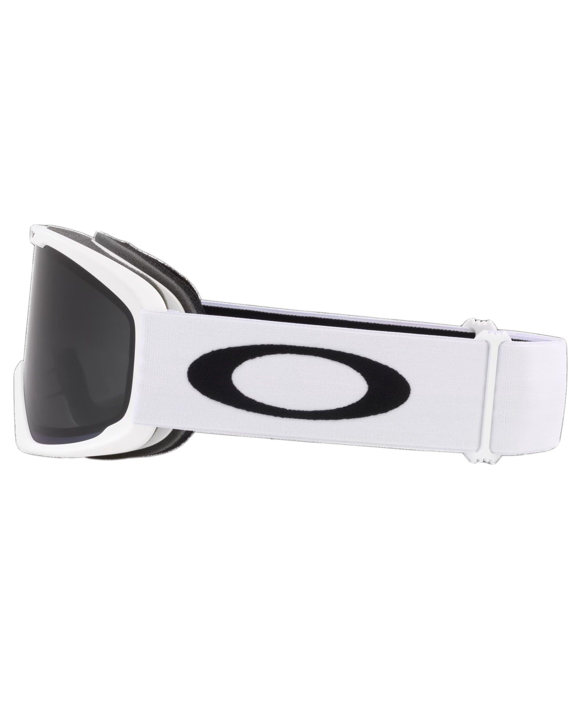 Oakley O-Frame 2.0 Pro L Snow Goggles - Dark Grey Lenses/Matte White Strap (Large)