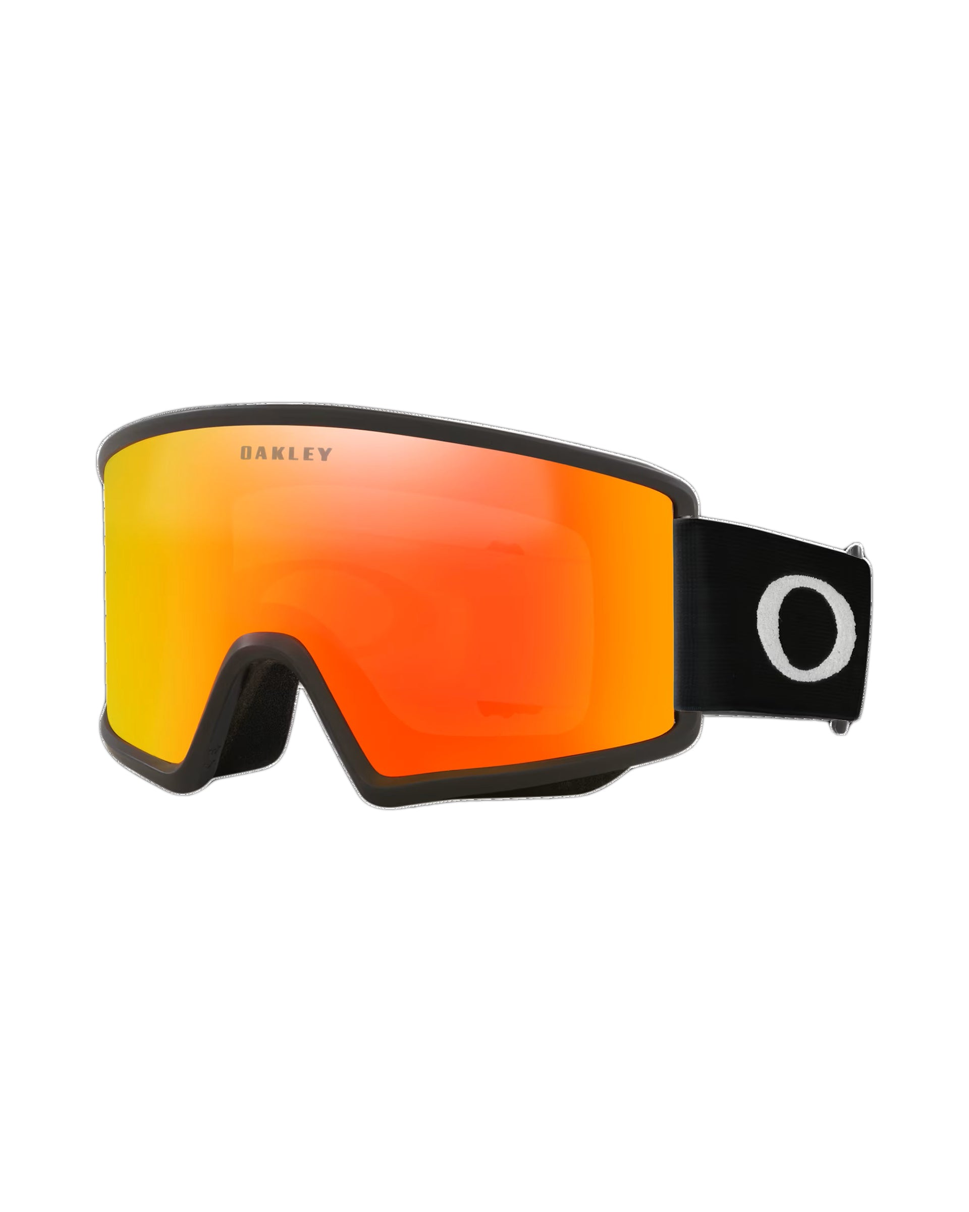 Oakley Target Line L Snow Goggles - Fire Iridium Lenses/Matte Black Strap