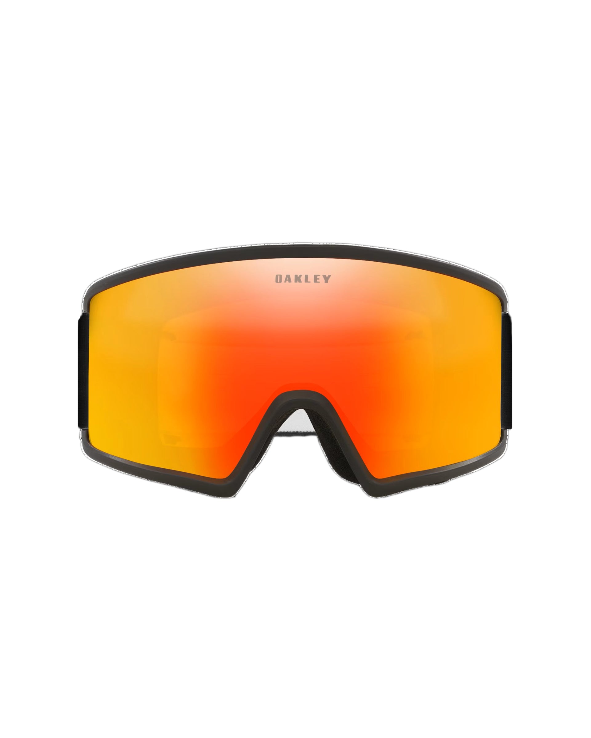 Oakley Target Line L Snow Goggles - Fire Iridium Lenses/Matte Black Strap