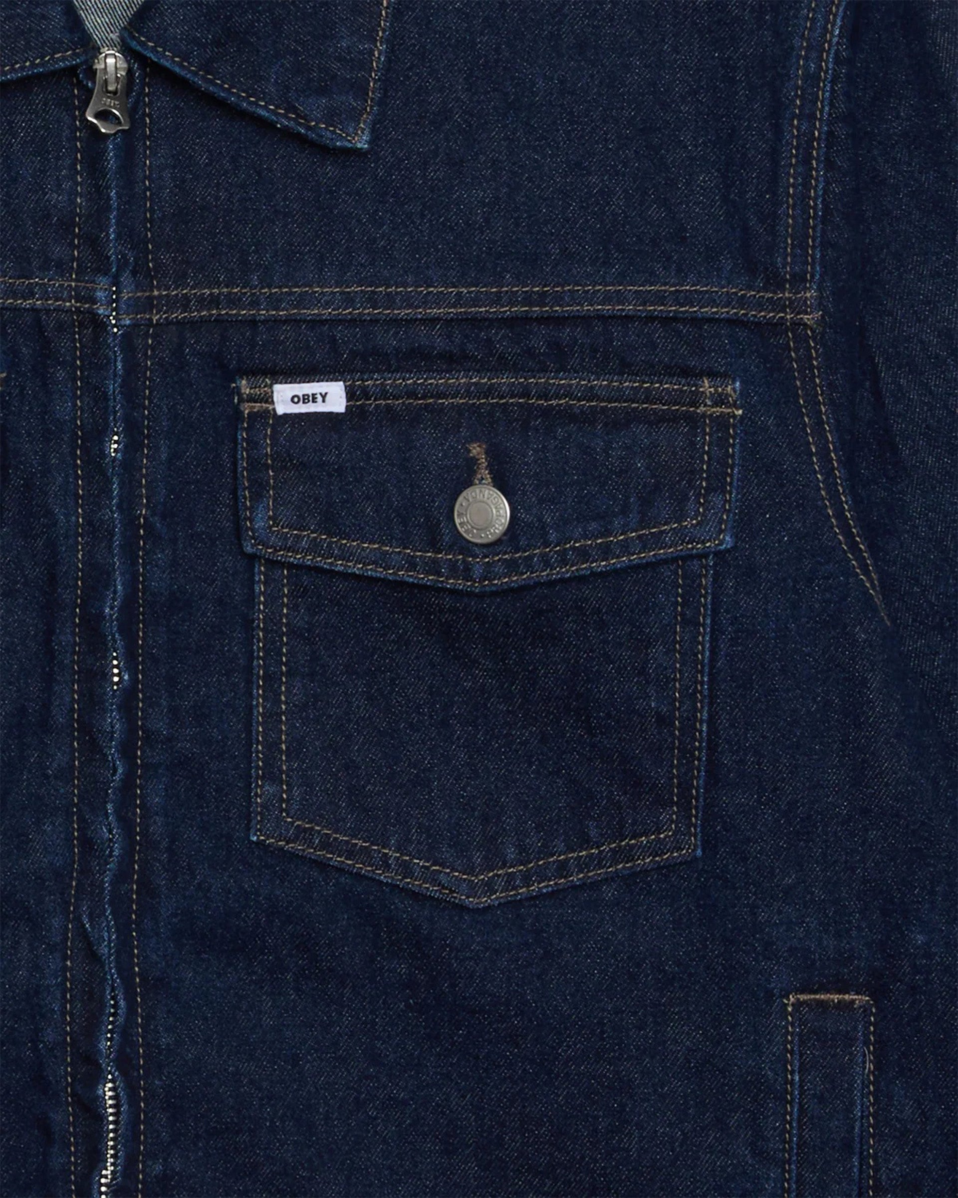 Base Trucker Jacket - Rinse Indigo