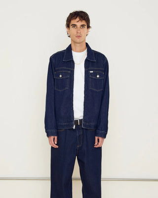 Base Trucker Jacket - Rinse Indigo