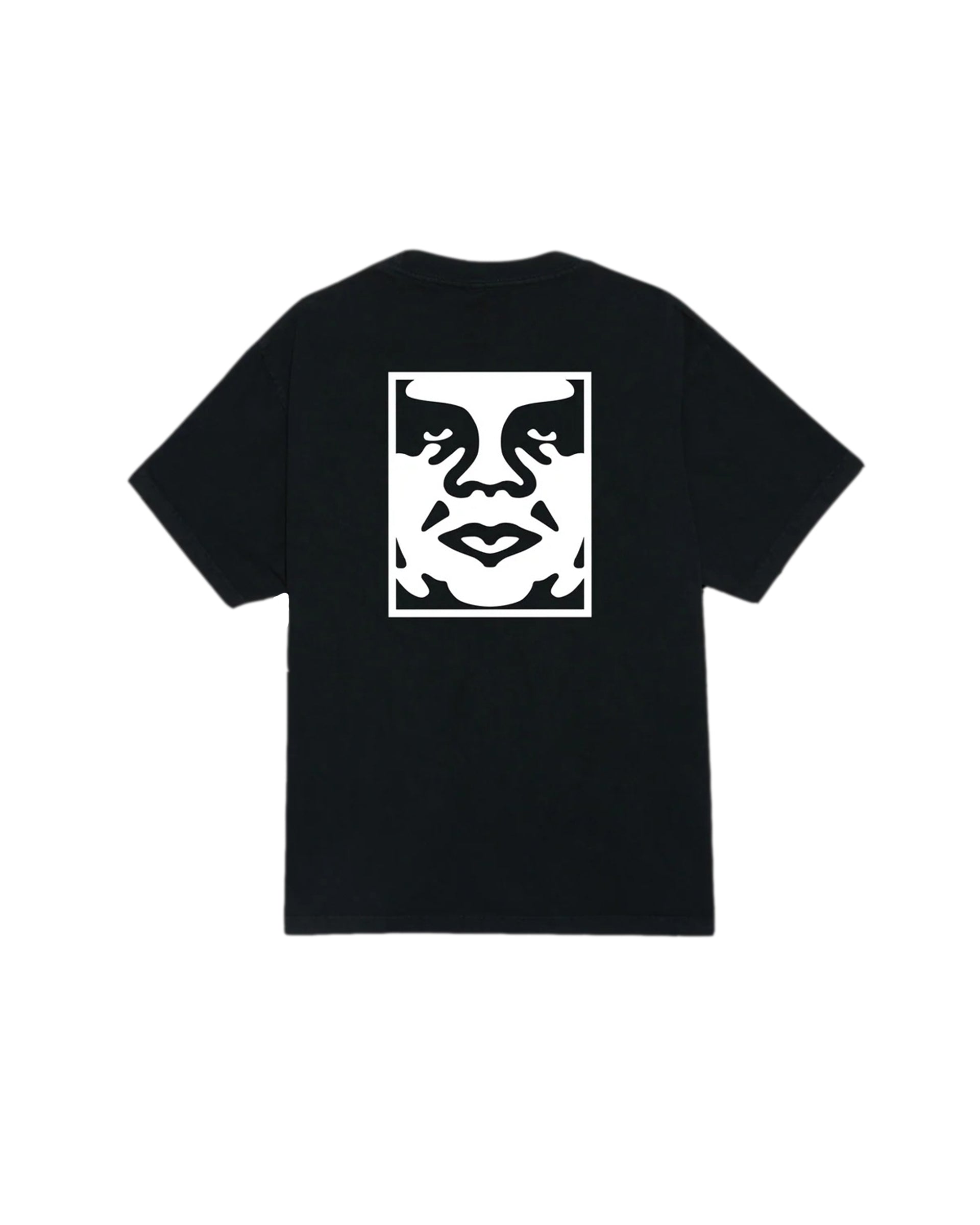 Obey Bold Icon Face Pigment Short Sleeve T-Shirt - Dusty Black