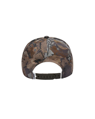 Obey Delta 5 Panel Snapback Hat - Fence Camo Multi