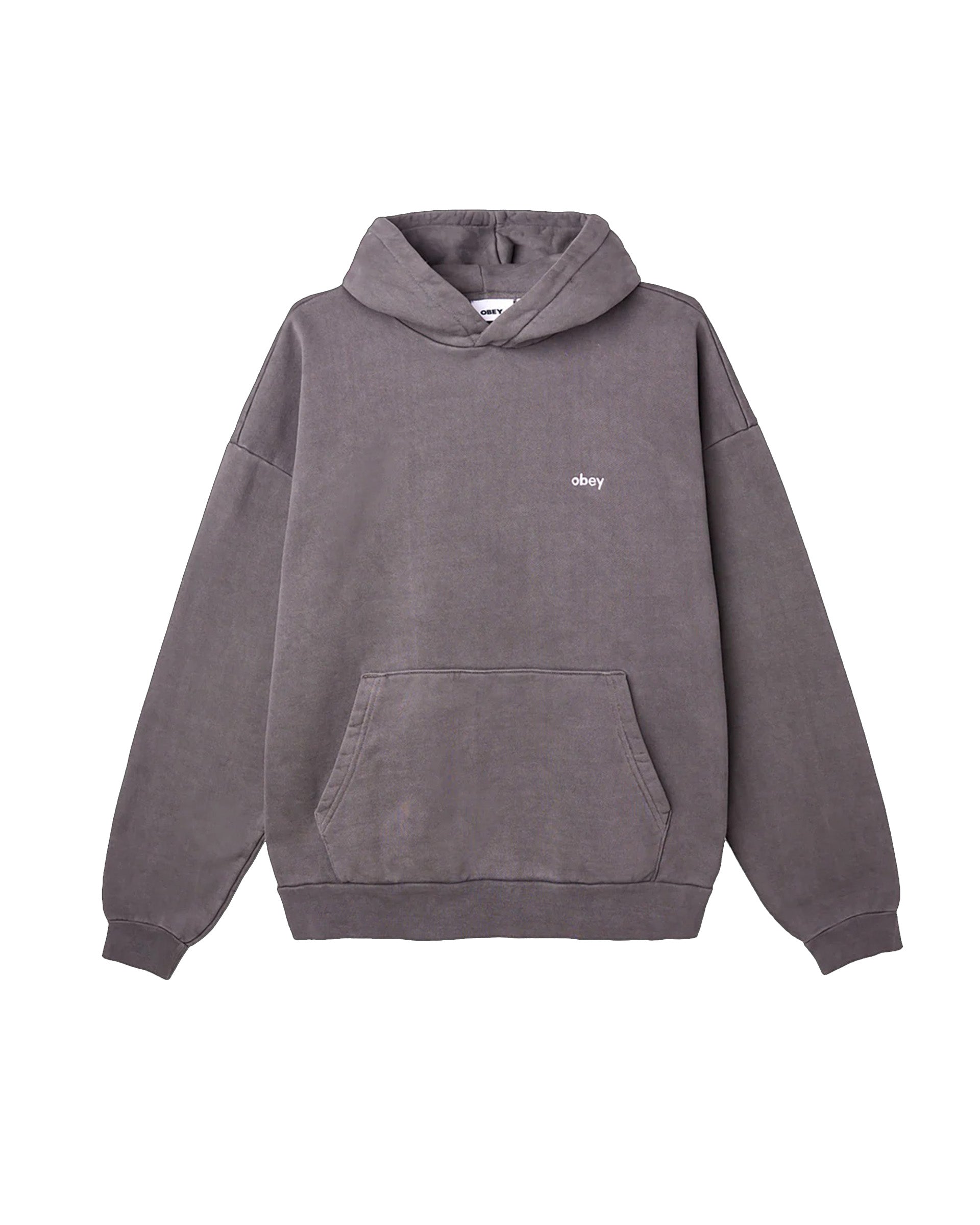 Obey Lowercase Pigment P/O Hoodie - Digital Black