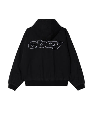 Obey Randy Zip-Up Hoodie - Black