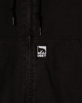 Obey Randy Zip-Up Hoodie - Black