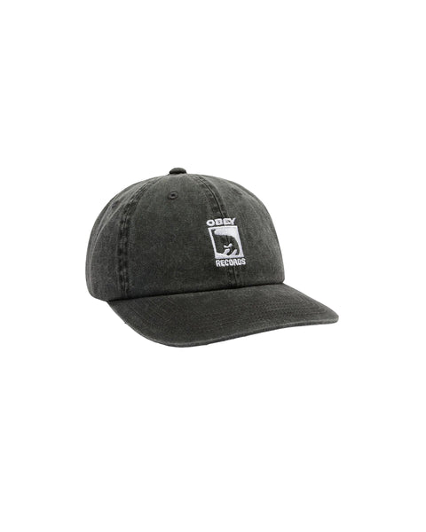 Pigment Obey Records 6 Panel Hat - Black – Jack's Surfboards