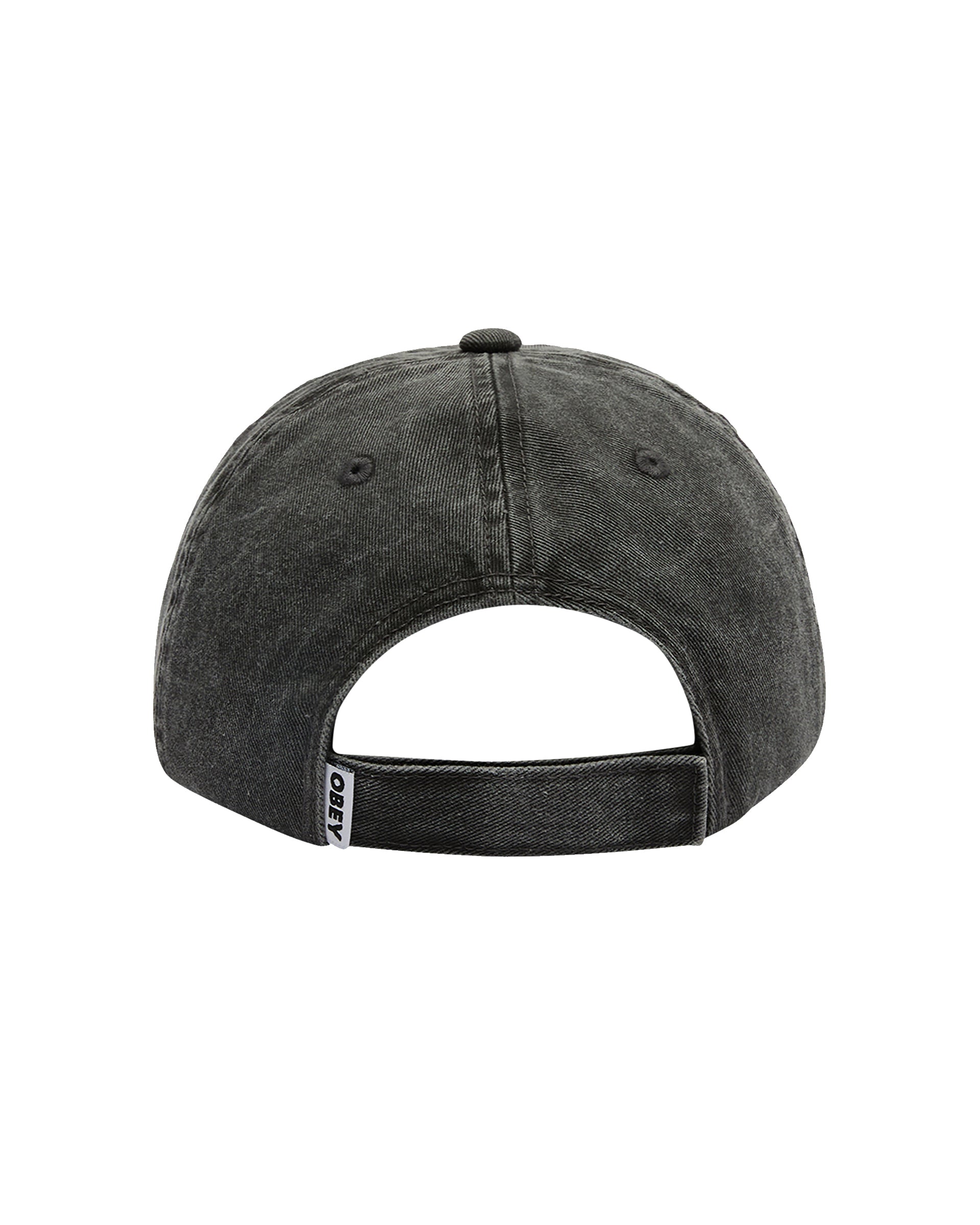 Obey Pigment Obey Records 6 Panel Hat - Black