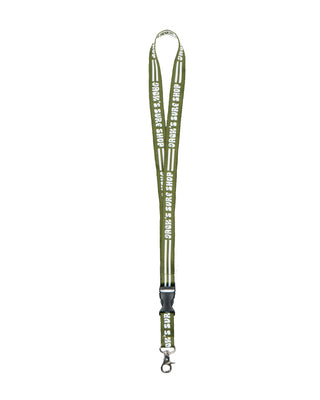 Jack's Surfboards Lanyard - Olive Retro