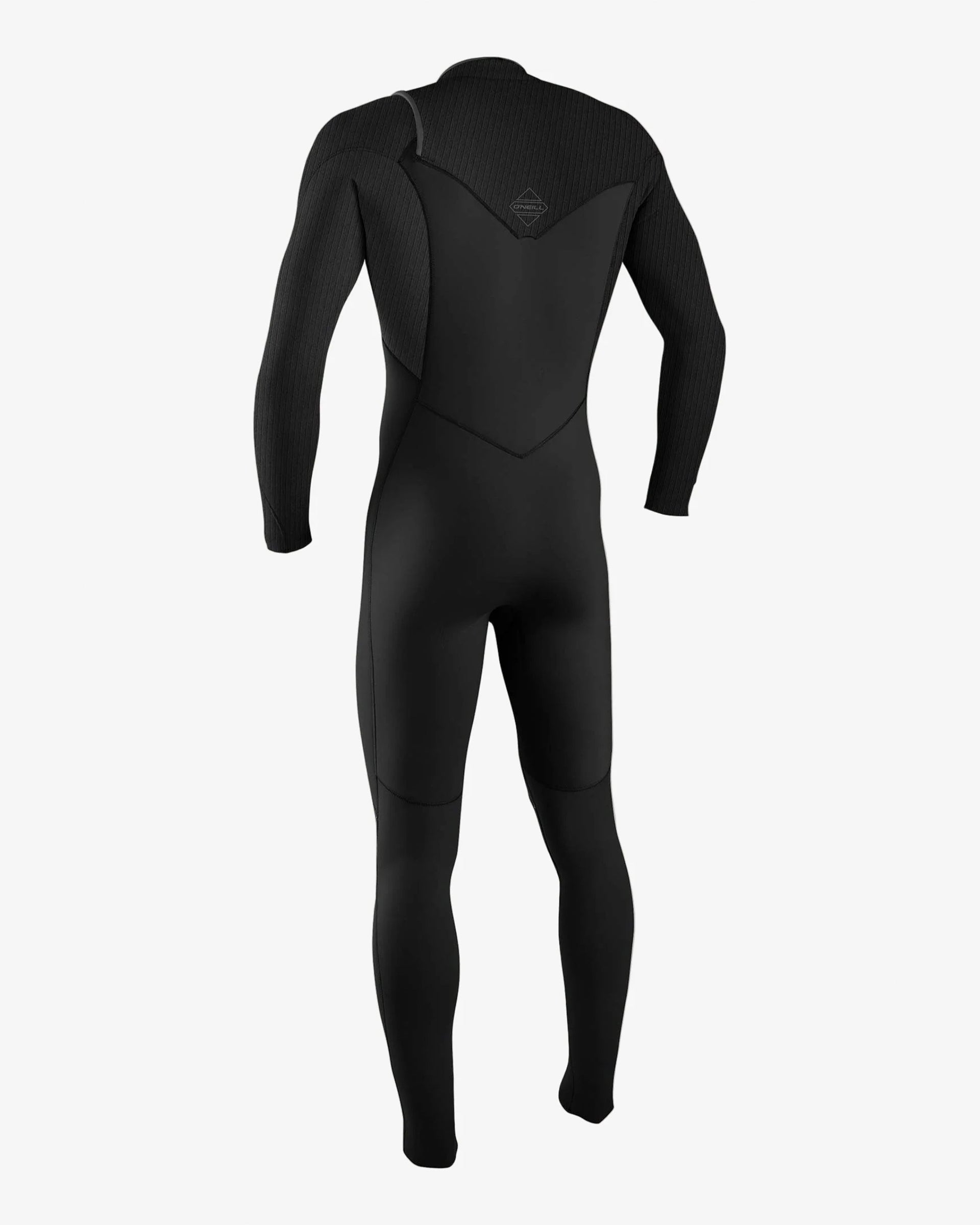 O'Neill Men's Hyperfreak 4/3+ Chest Zip Fullsuit Wetsuit - Black/Black