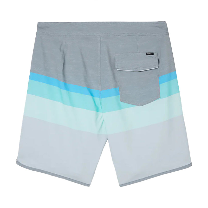 O'Neil Men's Lennox Scallop 19" Boardshorts Light Grey