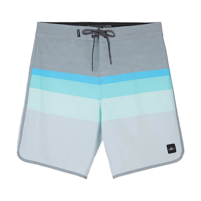 O'Neil Men's Lennox Scallop 19" Boardshorts Light Grey