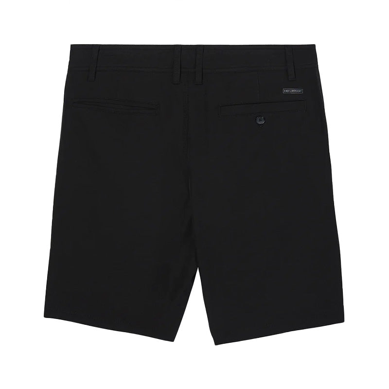 O'Neil Men's Reserve Light Check 19" Hybrid Shorts Black