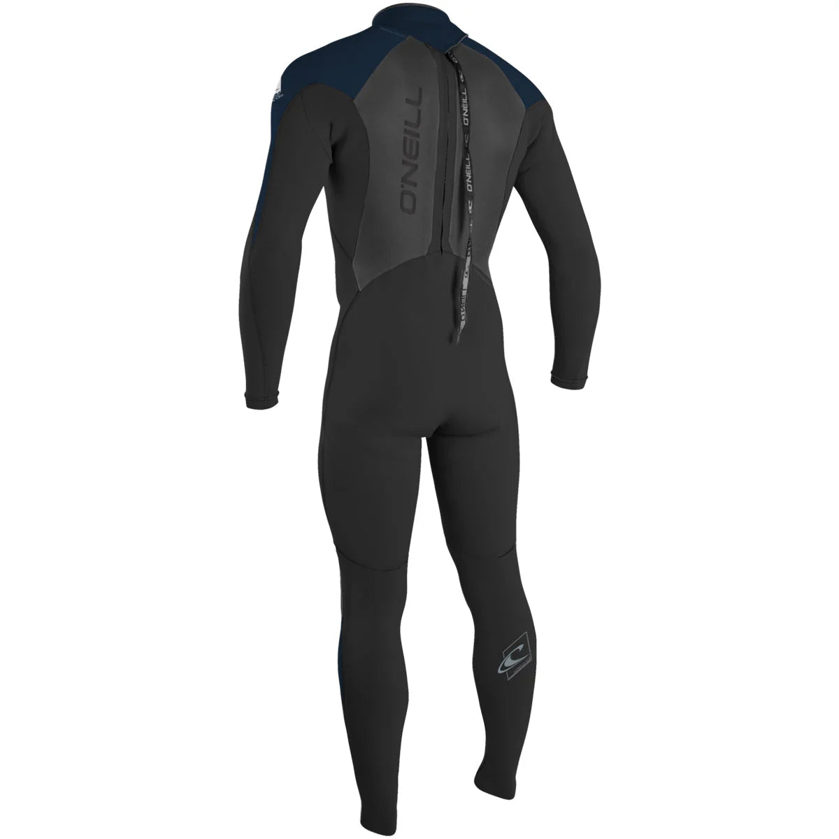 O'Neill Men's Epic 4/3mm Back Zip Fullsuit - Black/Black/Abyss