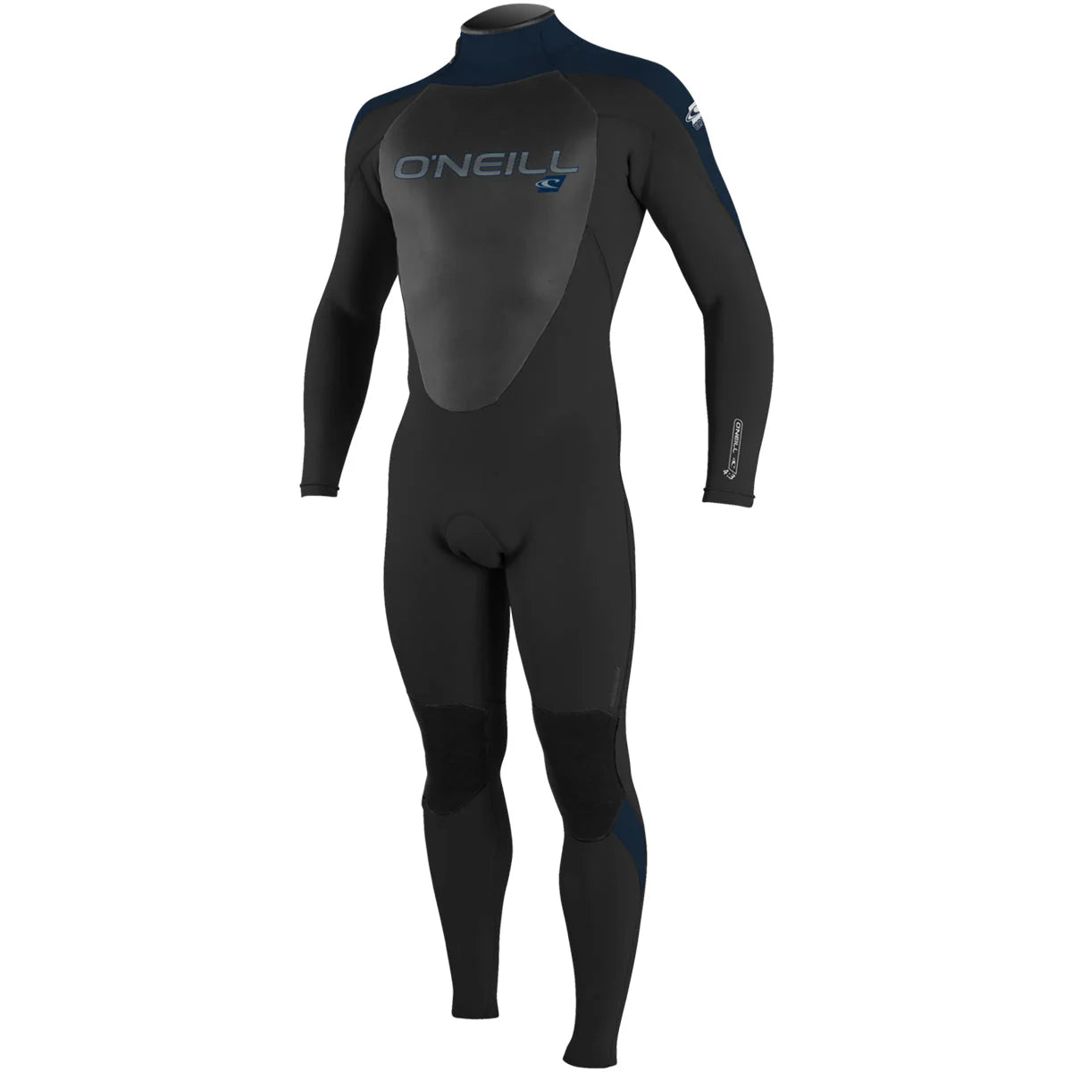 O'Neill Men's Epic 4/3mm Back Zip Fullsuit - Black/Black/Abyss