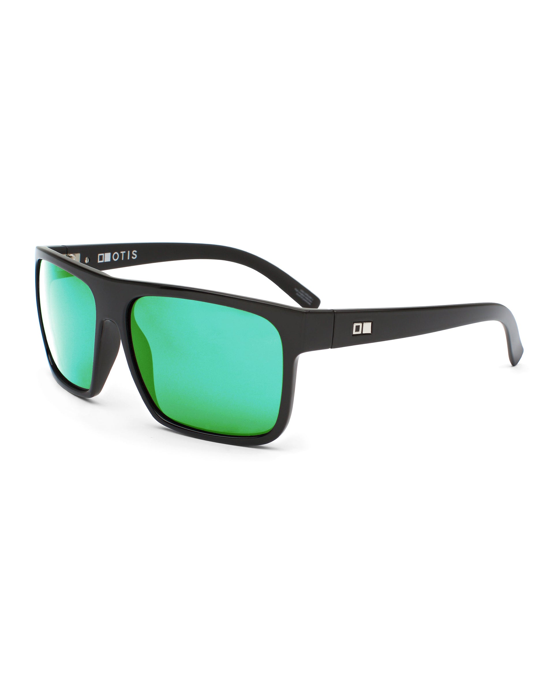 Otis Eyewear After Dark - Matte Black/Green Mirror