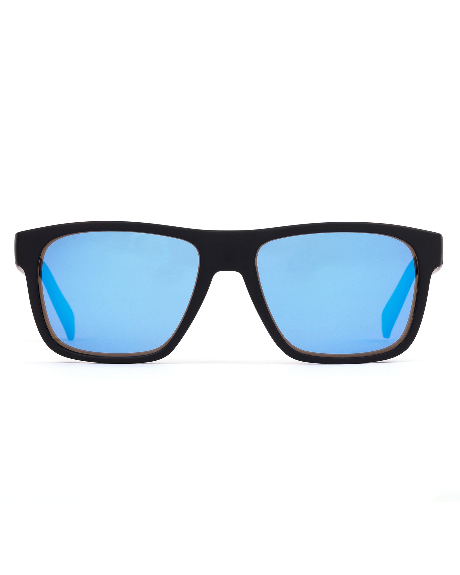 Otis Eyewear Life on Mars Glasses - Matte Black Mirror Blue