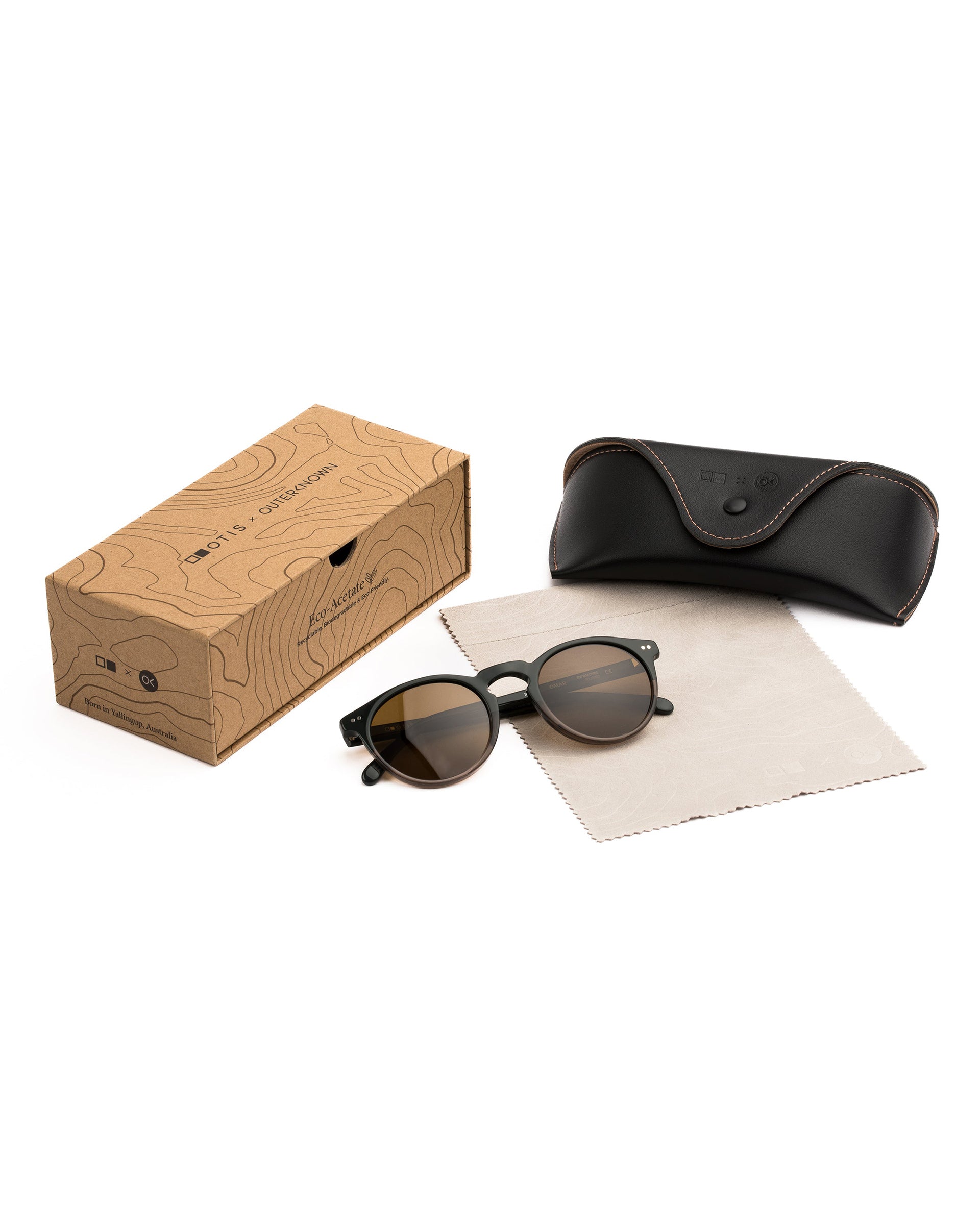 Otis Eyewear Otis X Outerknown Omar Glasses - Eco Elm Divide