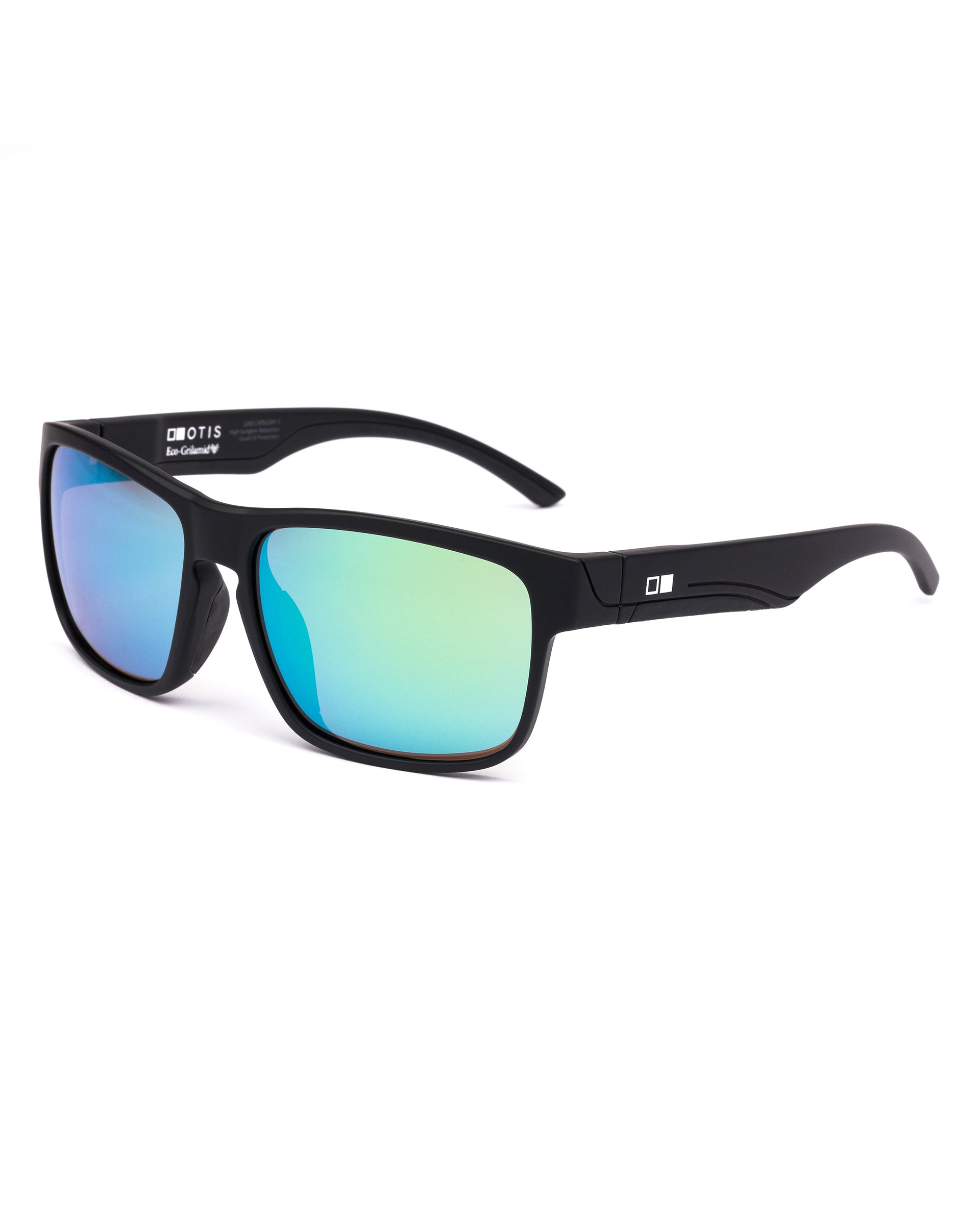 Otis Eyewear Rambler Sport Classes - Matte Black/Mirror Green