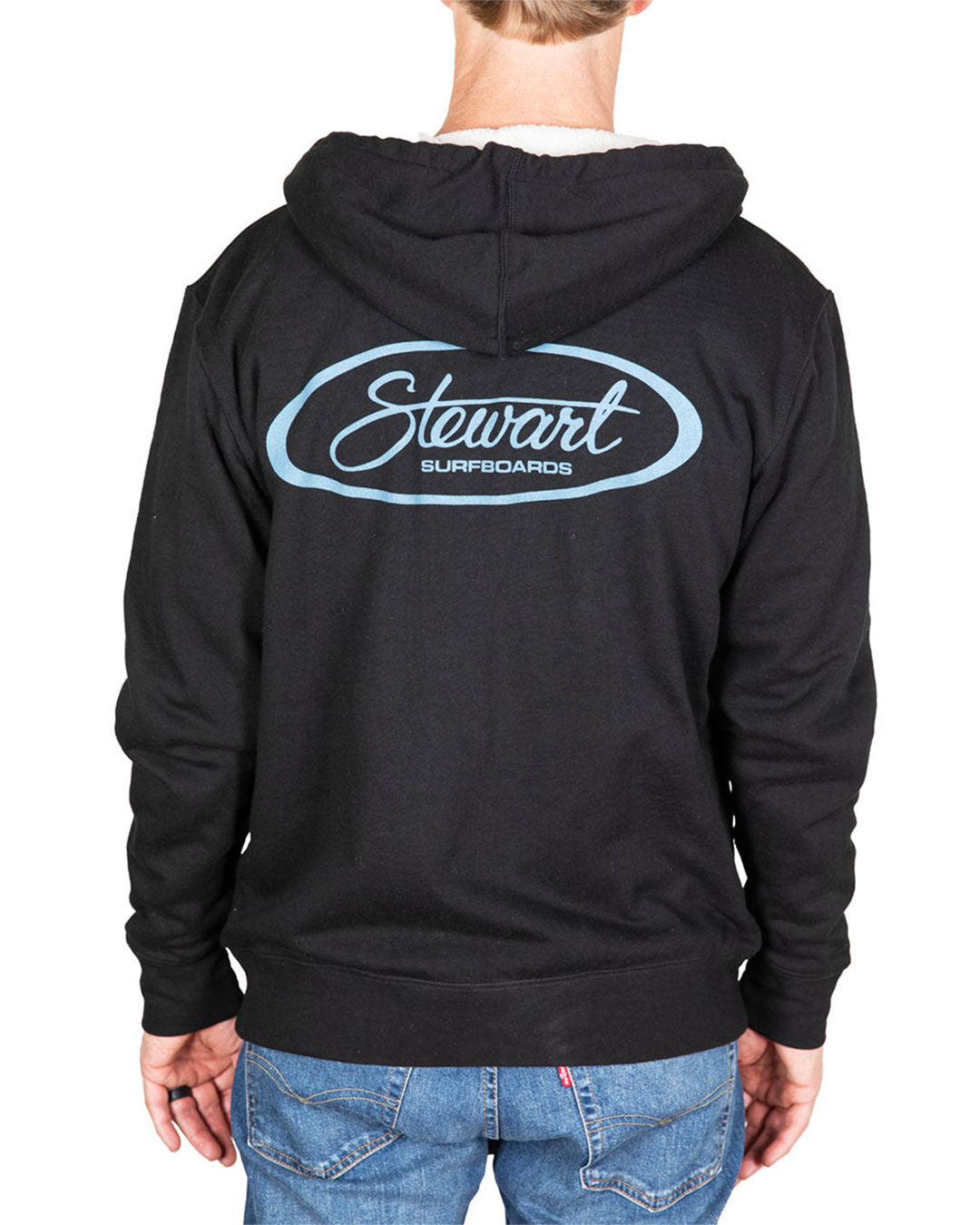 Stewart Surf Oval Sherpa Hoody-Black