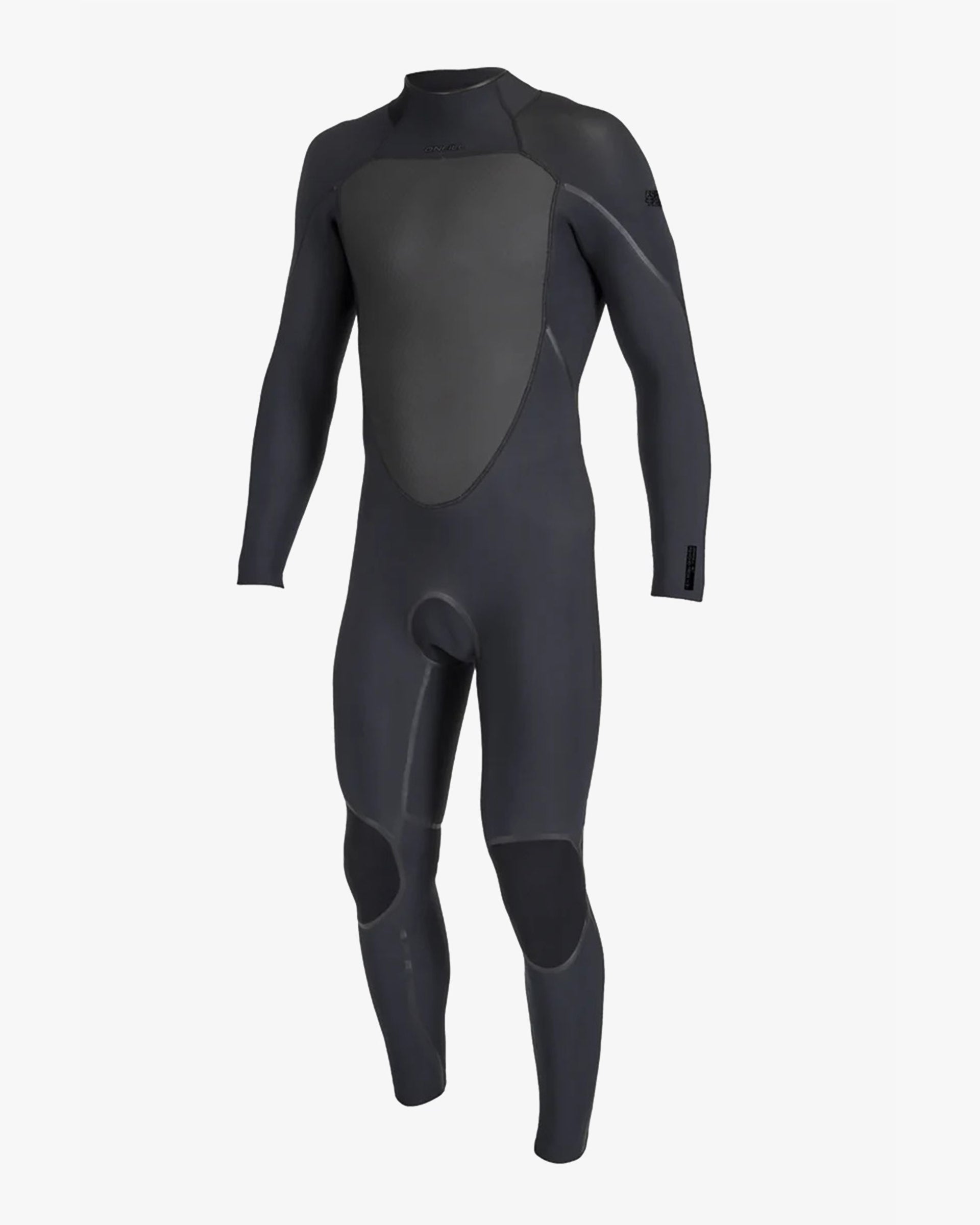 O'Neill Men's Psycho Tech 4/3MM Back Zip Full Wetsuit - Black/Black