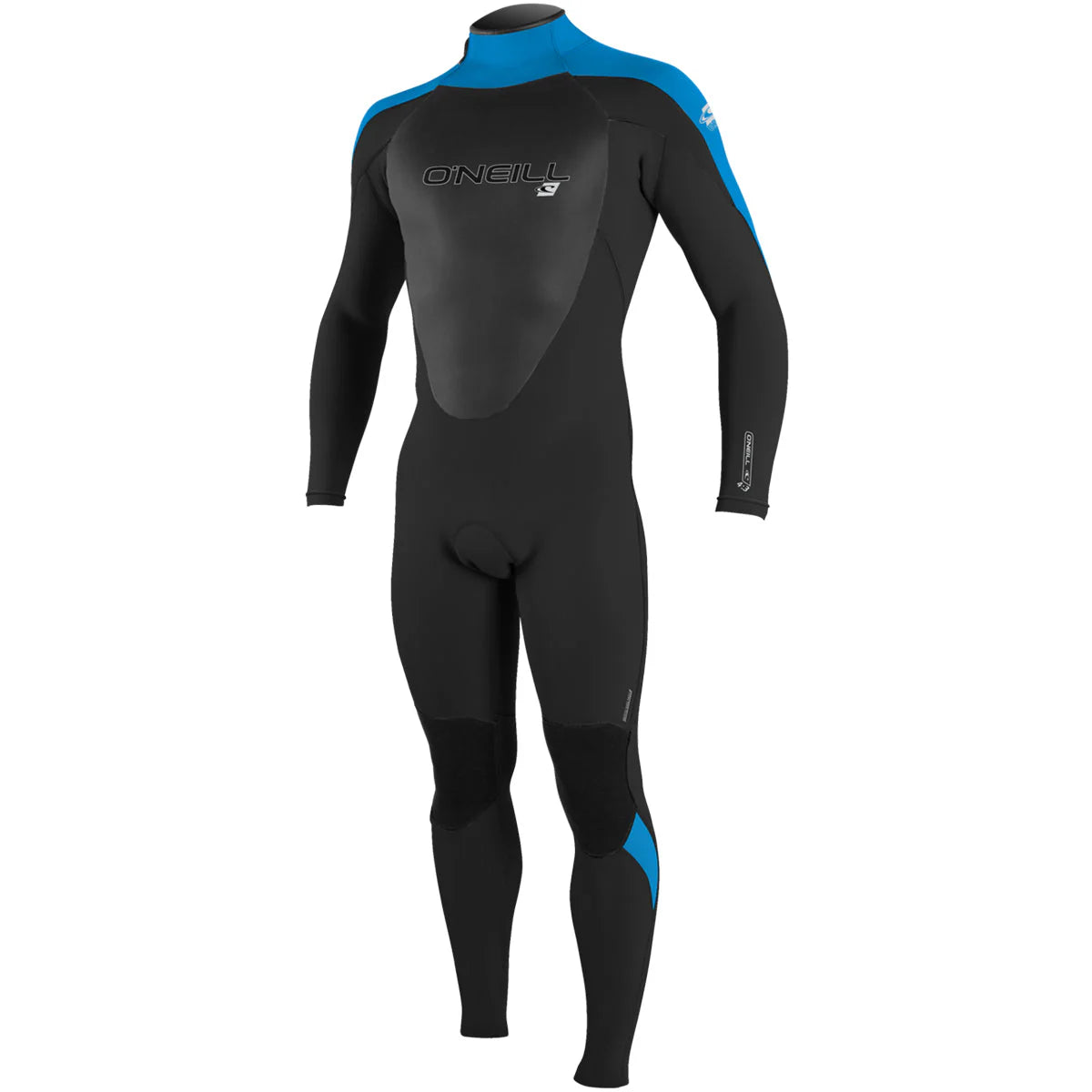 O'Neill Mens Epic 4/3mm Back Zip Fullsuit - Black/Ocean/Bright Blue