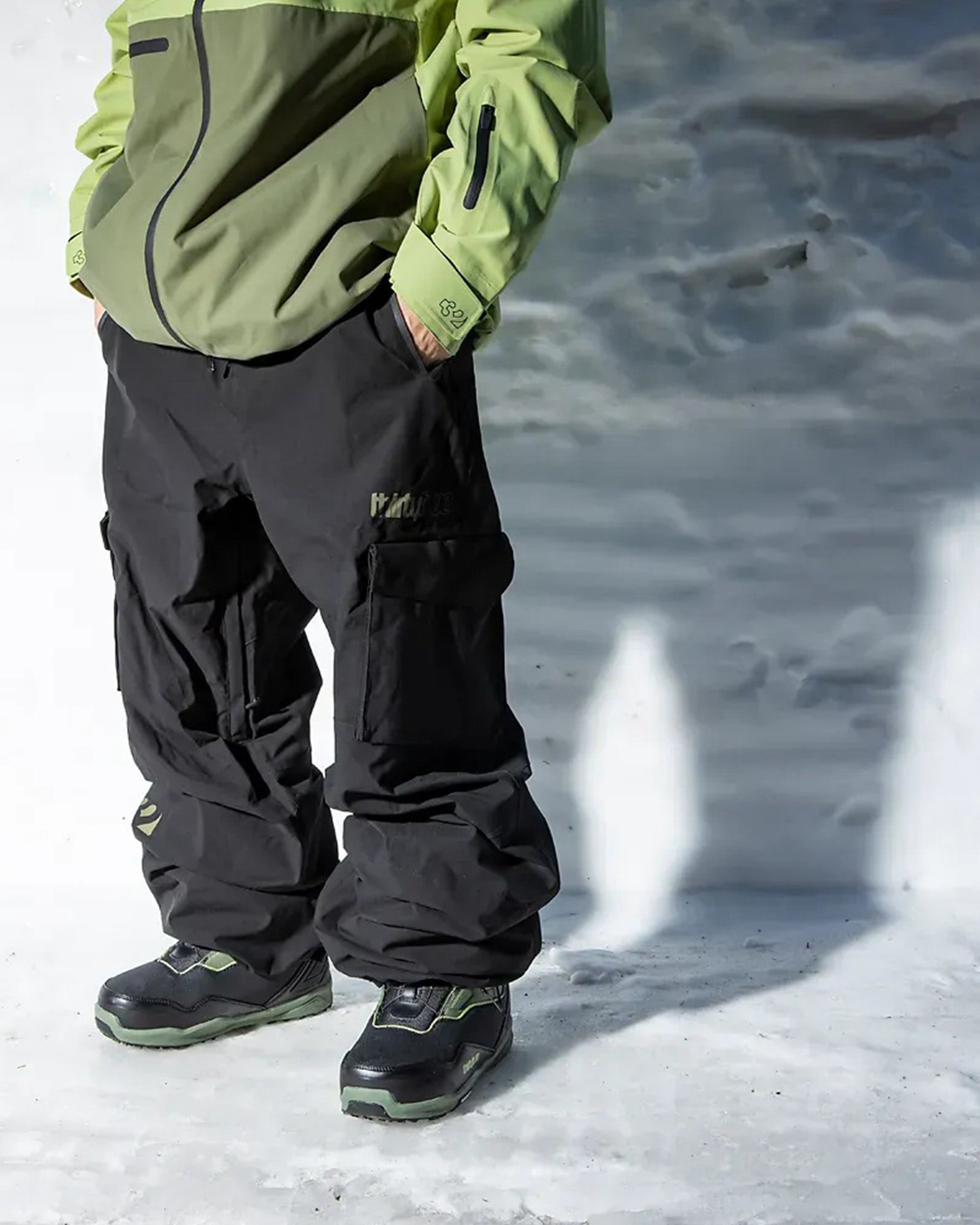 Blahzay Cargo Snow Pants - Black