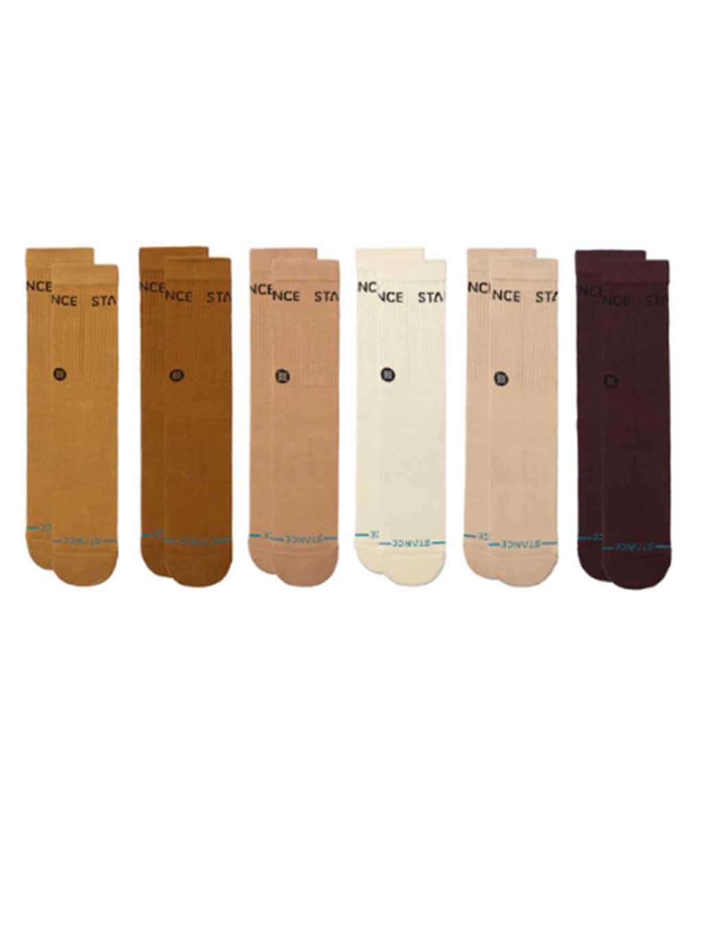 Stance Origin 6 Pack Crew Socks