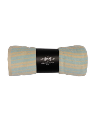 Danielle Brown Oversized Jacquard Beach Towel II - BLUR