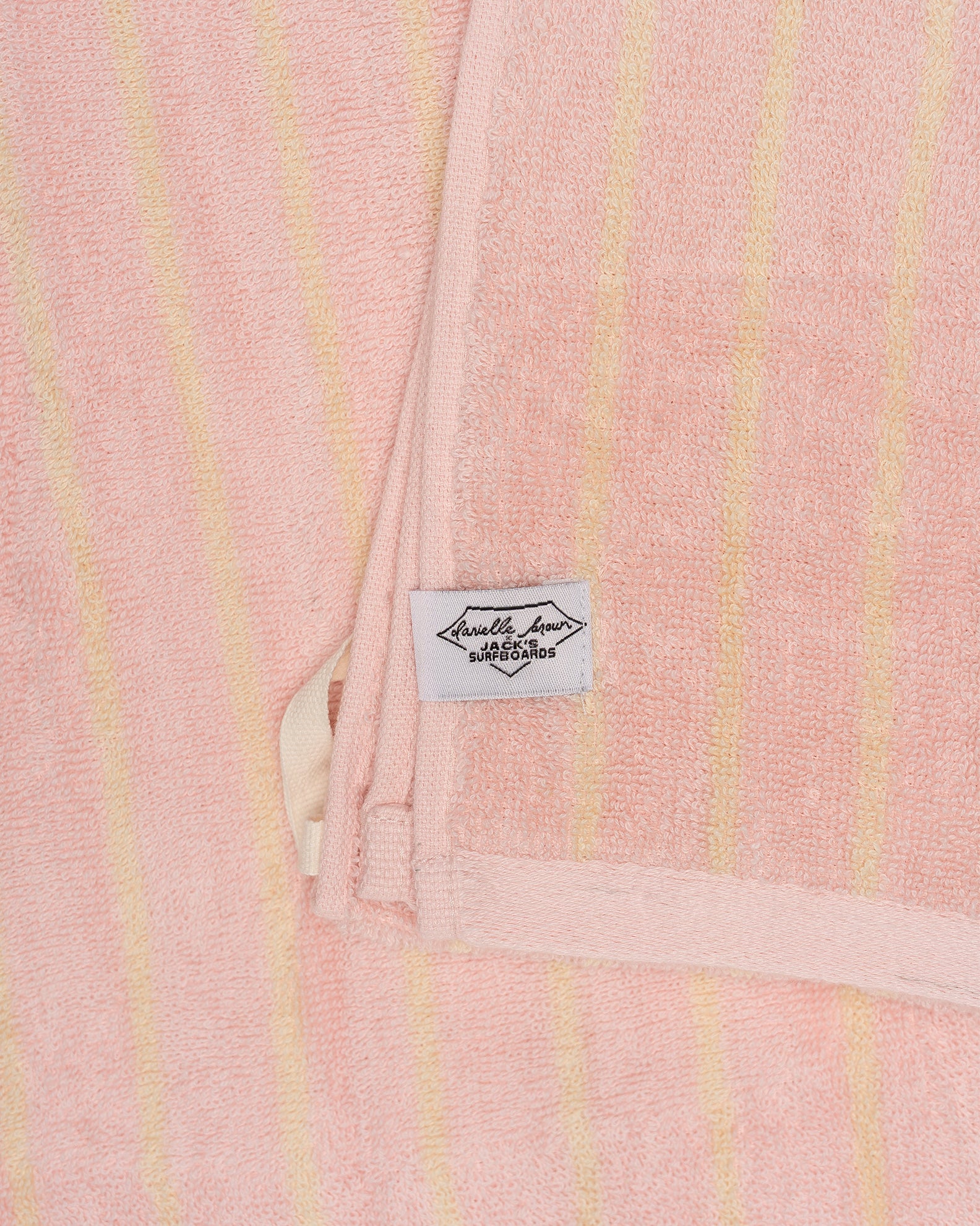 Danielle Brown Oversized Jacquard Beach Towel II - Strawberry