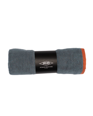 Oversized Jacquard Beach Towel II - Tip Toe Teal