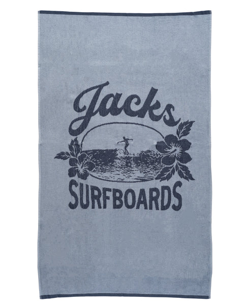 Oversized Jacquard Beach Towel II - Tip Toe Teal – Jack's Surfboards