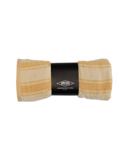Danielle Brown Oversized Jacquard Beach Towel - Lemon Stripe