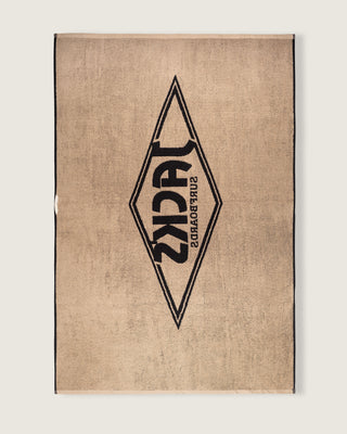 Oversized Jacquard Beach Towel II - Diamond Black