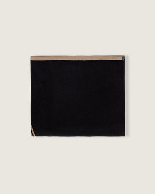 Oversized Jacquard Beach Towel II - Diamond Black
