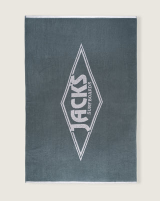 Oversized Jacquard Beach Towel II - Diamond Blue