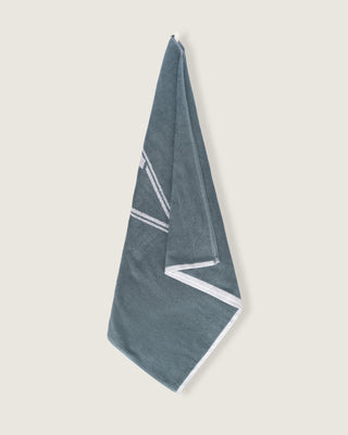 Oversized Jacquard Beach Towel II - Diamond Blue