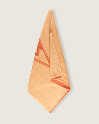 Oversized Jacquard Beach Towel II - Diamond Tangerine