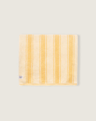 Danielle Brown Oversized Jacquard Beach Towel II - Lemon Stripe