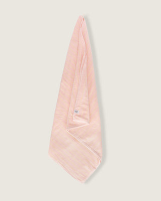 Danielle Brown Oversized Jacquard Beach Towel II - Strawberry