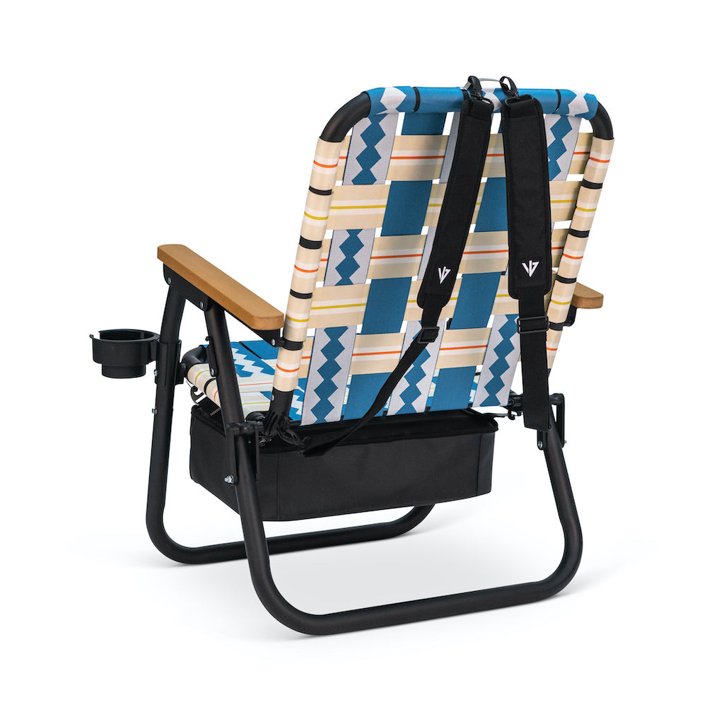 PARKIT Voyager Beach Chair - Classic Blue