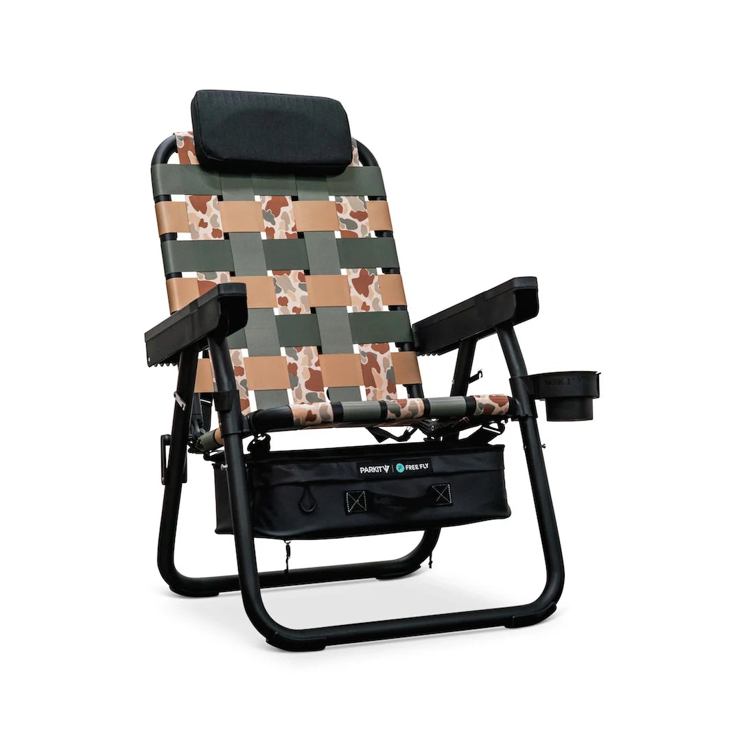 Free Fly x PARKIT Eclipse Recliner Chair - Vintage Camo