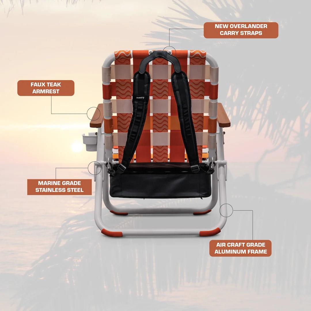PARKIT Voyager Beach Chair - Sunkissed