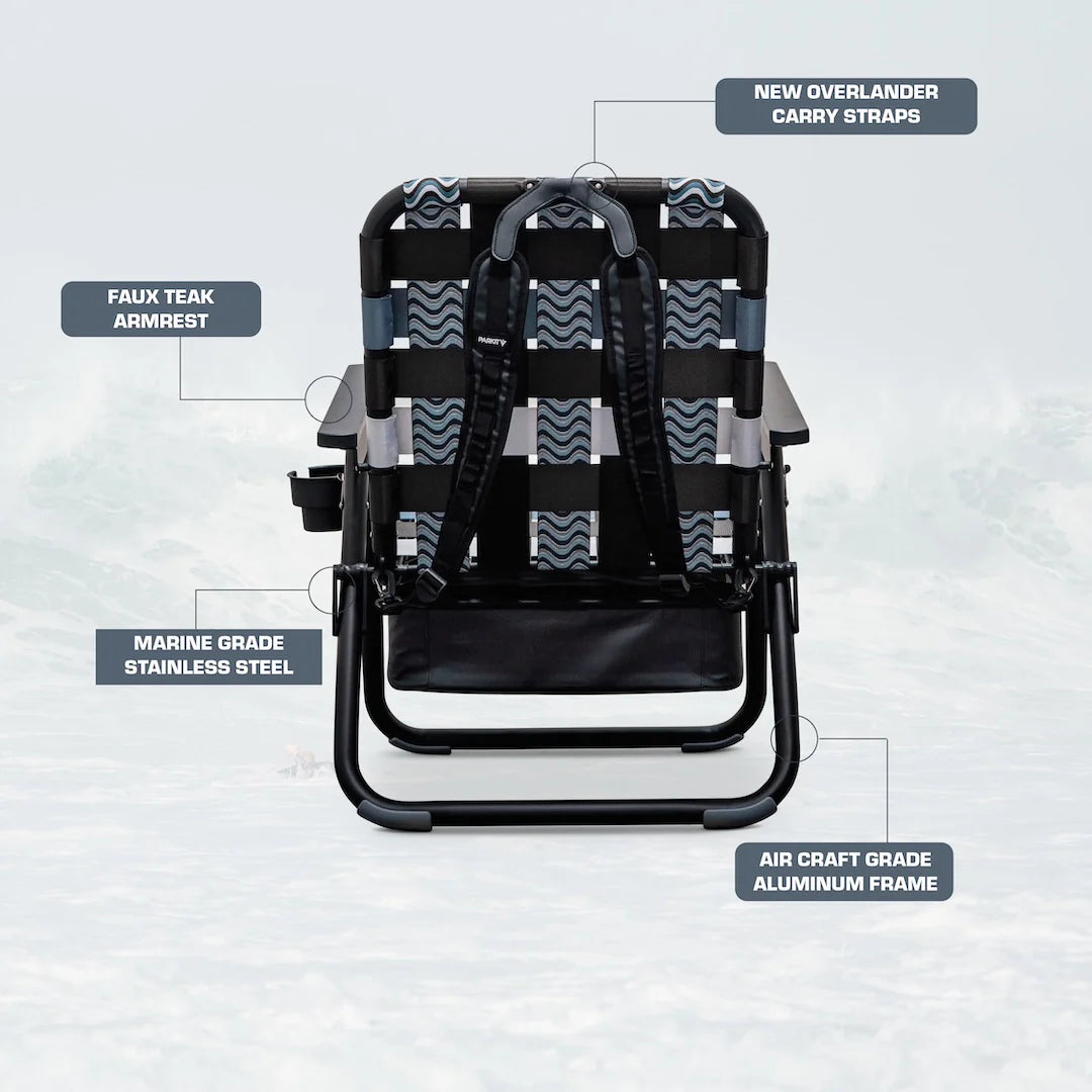 PARKIT Voyager Beach Chair - Undertow